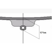 VOLKSWAGEN PASSAT 3C MK6/6.5 - 3/2006 TO 5/2015 - SEDAN/WAGON - FRONT WINDSCREEN GLASS - RAIN SENSOR (BELOW SUNSHADE,171mm HEIGHT),ACOUSTIC,RETAINER