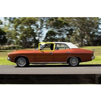 FORD FALCON XA/XB/XC - 1972 to 1979 - 4DR SEDAN - PASSENGERS - LEFT SIDE FRONT DOOR GLASS - FULL - CLEAR - MADE TO ORDER - NEW