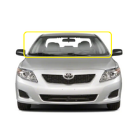 suitable for TOYOTA COROLLA ZRE152R - 5/2007 to 12/2013 - 4DR SEDAN - FRONT WINDSCREEN GLASS - RAIN SENSOR BRACKET, MIRROR BUTTON, MOULDING FITTED 