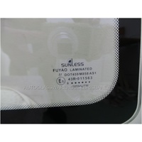 suitable for TOYOTA LANDCRUISER 70/75/76/78/79 SERIES - 1/1985 to 1/2009 - SUV/UTE/TROOP CARRIER - FRONT WINDSCREEN GLASS - LOW-E SOLAR COATING - NEW