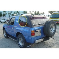 HOLDEN MU - 2DR 4WD  1990 - PASSENGERS -LEFT SIDE - CARGO GLASS - (Second-hand)