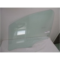 CITROEN C3 - 12/2002 to 10/2010 - 5DR HATCH - LEFT SIDE FRONT DOOR GLASS (1 HOLE) - GREEN - NEW