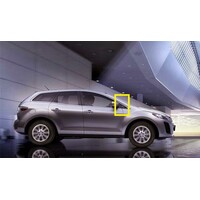 MAZDA CX-7 - 11/2007 to 02/2012 - 5DR WAGON - DRIVERS - RIGHT SIDE FRONT QUARTER GLASS (CHROME ENCAPSULATED) - (Second-hand)