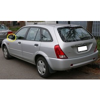 FORD LASER KN/KQ - 2/1999 to 9/2002 - SEDAN/HATCH - PASSENGERS - LEFT SIDE MIRROR - FLAT GLASS ONLY - 160MM x 87MM - NEW