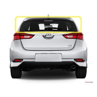 suitable for TOYOTA COROLLA ZRE182R - 10/2012 to 6/2018 - 5DR HATCH - REAR WINDSCREEN GLASS - PRIVACY TINT - GENUINE - NEW
