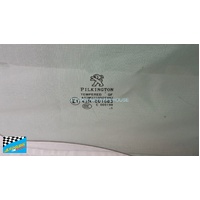 PEUGEOT 208 A9 - 10/2012 TO 1/2018 - 5DR HATCH - LEFT SIDE REAR DOOR GLASS - GREEN - NEW