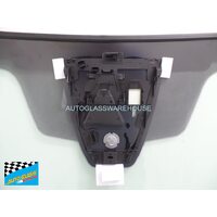 MAZDA 3 BP - 1/2019 to CURRENT - SEDAN/HATCH - FRONT WINDSCREEN GLASS - MIRROR BUTTON, RAIN SENSOR, CAMERA BRACKET, TOP&SIDE MOULD (NO HUD) - NEW