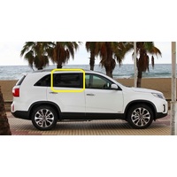 KIA SORENTO XM - 10/2009 to 6/2015 - 5DR WAGON - DRIVERS - RIGHT SIDE REAR DOOR GLASS - GENUINE - PRIVACY TINTED - NEW