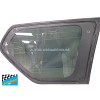 suitable for TOYOTA PRADO 150 SERIES - 11/2009 to CURRENT - 5DR WAGON - LEFT SIDE CARGO GLASS - ENCAPSULATED, PRIVACY, AERIAL,BLACK MOULD - SECONDHAND