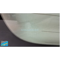 SUITABLE FOR TOYOTA PRADO 150 SERIES - 11/2009 TO CURRENT - 5DR WAGON - PASSENGER - LEFT SIDE REAR CARGO GLASS-NON ENCAP-AERIAL-GREEN - (SECOND-HAND) 