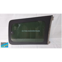 MITSUBISHI PAJERO NS/NT/NW/NX - 11/2006 TO CURRENT - 4DR WAGON - PASSENGERS - LEFT SIDE REAR CARGO GLASS - WITH FITTINGS - PRIVACY GREY - NEW