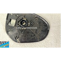MAZDA 6 GH - 1/2008 to 12/2012 - 4DR SEDAN - PASSENGER - LEFT SIDE MIRROR - CURVED GLASS - WITH BACKING PLATE - D651 >PP< - (SECOND-HAND)