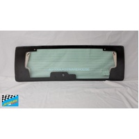 FORD ESCAPE ZD - 4/2008 to 12/2012 - 4DR WAGON - REAR WINDSCREEN GLASS - HEATED - GREEN - 3 HOLES -  1275 x 470 - NEW