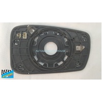 HYUNDAI i45 YH - 5/2010 to CURRENT - 4DR SEDAN - LEFT SIDE MIRROR - OEM GENUINE CURVED - WITH BACKING PLATE - (SECOND-HAND)