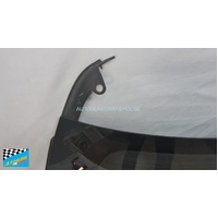 SUBARU OUTBACK 6TH GEN - 2018 to CURRENT - WAGON (BS-BN) - REAR WINDSCREEN GLASS - PRIVACY TINT WITH FITTING FOR SPOILER (WIPER HOLE) - (SECOND-HAND)