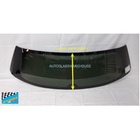 KIA SORENTO XM - 2009 TO 4/2012 - 5DR WAGON - REAR WINDSCREEN GLASS - HEATED - WIPER HOLE  (CENTRE 456mm) - PRIVACY TINTED - (SECOND-HAND)