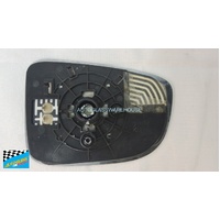 MAZDA 3 BM / MAZDA 6 GJ - 12/2012 TO 7/2016 - SEDAN/HATCH - PASSENGER - LEFT SIDE MIRROR - CURVED OEM GLASS WITH BACKING PLATE - KD45 - (SECOND-HAND)