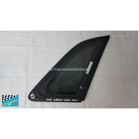 AUDI Q3 -10/2019 TO CURRENT - 5DR SUV - PASSENGERS - LEFT SIDE REAR OPERA GLASS - BLACK MOULD - (SECOND-HAND)