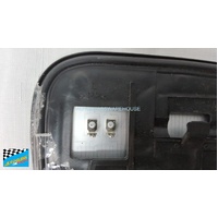 MITSUBISHI PAJERO NS/NT/NW/NX - 11/2006 to CURRENT - 4DR WAGON - LEFT SIDE MIRROR - OEM WITH BACKING PLATE - (CURVED) - (SECOND-HAND)