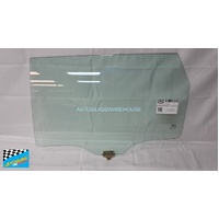 HYUNDAI SANTA FE - 7/2018 TO 1/2024 - 5DR SUV - PASSENGERS - LEFT SIDE REAR DOOR GLASS - PRIVACY TINTED - WITH FITTINGS - NEW