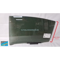 SUBARU IMPREZA GEN 5 GK (NOT WRX) - 12/2016 TO 09/2023 - 4DR SEDAN - PASSENGER - LEFT SIDE REAR DOOR GLASS - DARK GREY - NEW (LIMITED STOCK)