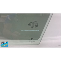 AUDI Q5 FY - 3/2017 TO 7/2025 - 4DR SUV - PASSENGERS - LEFT SIDE FRONT DOOR GLASS - SOLAR, 2 HOLES - NEW