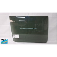 suitable for TOYOTA KLUGER MCU20R - 10/2003 to 1/2007 - 4DR WAGON - DRIVERS - RIGHT SIDE REAR DOOR GLASS - DARK GREY - LOW STOCK - NEW