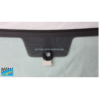 VOLKSWAGEN POLO MK 6 - 3/2018 to CURRENT - 5DR HATCH - FRONT WINDSCREEN GLASS - RAIN SENSOR (BRACKET), TOP MOULD, RETAINER - GREEN - NEW