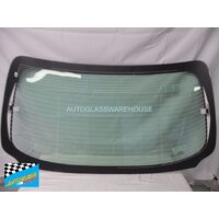 suitable for TOYOTA COROLLA MZEA12R/ZWE211R - 11/2019 TO CURRENT - 4DR SEDAN - REAR WINDSCREEN GLASS - ANTENNA, SOLAR TINT, HEATED - GREEN - NEW