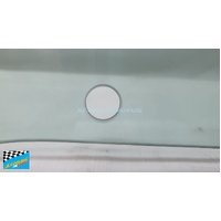 SUITABLE FOR TOYOTA HIACE 100 SERIES - 1993 TO 2004 -TRADE VAN/COMMUTER - LEFT SIDE FRONT DOOR GLASS - METAL CLIP FIT TO REGULAR, 2X14MM HOLES - NEW