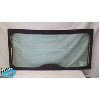 PORSCHE CAYENNE MK I, 9PA - 6/2003 TO 1/2010 - 5DR SUV - REAR WINDSCREEN GLASS (HEATED, ANTENNA, WIPER HOLE) - GREEN - GLASS ONLY - NEW