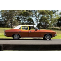 FORD FALCON XA/XB - 1972 to 1976 - 4DR SEDAN - DRIVERS - RIGHT SIDE REAR DOOR GLASS - CLEAR - (Second-hand)