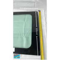 CHRYSLER GRAND VOYAGER LWB/SWB - 5/2001 to 5/2007 - 5DR WAGON - DRIVERS - RIGHT SIDE REAR CARGO GLASS - GREEN (NO AERIAL) - 873mm x 530mm - NEW
