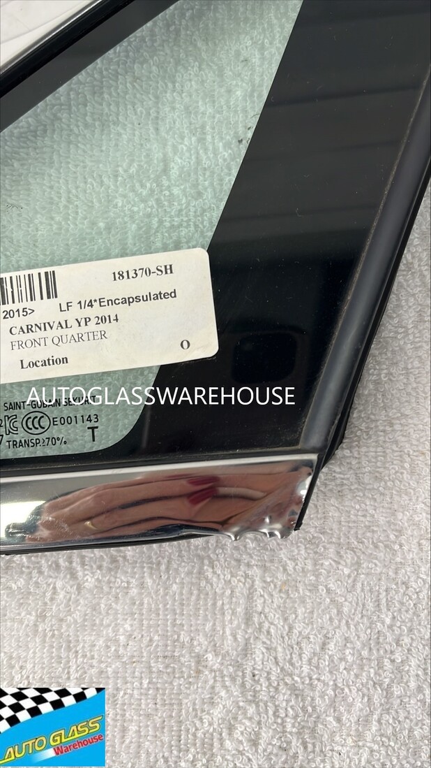 Replacement Left Front Qtr/Vent Glass for KIA CARNIVAL, New & Secondhand, Autoglass Warehouse