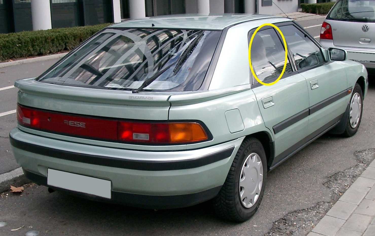 MAZDA,323,ASTINA,BG, 5DR,HATCH,7/89>12/94, RIGHT,SIDE,REAR