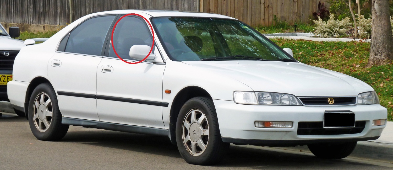 NAGD Compatible with 1994-1997 Honda Accord 4 Door Sedan & Wagon Driver Side Left Front Door Window Glass 