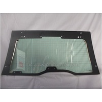 HOLDEN FRONTERA UES25 - 8/2001 to 12/2003 - 4DR WAGON - REAR WINDSCREEN GLASS - WITH CUT OUT (SPARETYRE AT THE BACK) - 14 HOLES - 1300W X 605H - NEW