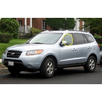 HYUNDAI SANTA FE CM - 5/2006 to 08/2012 - 5DR WAGON - PASSENGERS - LEFT SIDE FRONT DOOR GLASS - GREEN - NEW