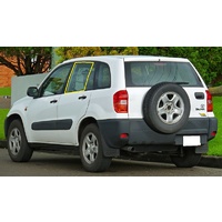 suitable for TOYOTA RAV4 20 SERIES - 7/2000 to 12/2005 - 5DR WAGON - LEFT SIDE REAR DOOR GLASS - NEW