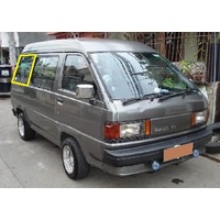 suitable for TOYOTA LITEACE KM30/YM35/KM36 - 8/1985 to 3/1992 - VAN - DRIVERS - RIGHT SIDE CARGO REAR GLASS (960w X 480h) - (Second-hand)