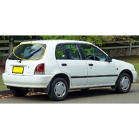 suitable for TOYOTA STARLET EP82 - 1989 to 1996 - 3DR HATCH - REAR WINDSCREEN GLASS - HEATED - NEW