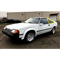 suitable for TOYOTA CELICA RA60 - 11/1981 to 10/1985 - 2DR COUPE - LEFT SIDE REAR OPERA GLASS - (SECOND-HAND)