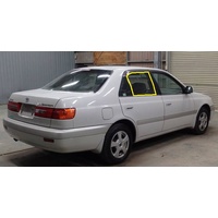 suitable for TOYOTA CORONA ST190 - 4DR SEDAN 1992>1992 - RIGHT SIDE REAR DOOR GLASS