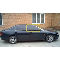 EUNOS 500 CA V6 - 4DR SEDAN 11/92>1996 - DRIVERS - RIGHT SIDE FRONT DOOR GLASS (LIMITED STOCK - PLZ CHECK)