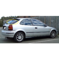 HONDA CIVIC EK - 10/1995 to 10/2000 - 3DR HATCH - REAR WINDSCREEN GLASS - NOT ENCAPSULATED - NEW