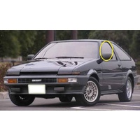 suitable for TOYOTA SPRINTER AE86 - 7/1983 to 1986 - 3DR LIFTBACK - PASSENGERS - LEFT SIDE FRONT DOOR GLASS - (Second-hand)