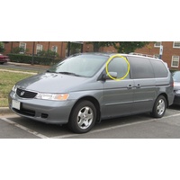 HONDA ODYSSEY RA1/RA3 - 6/1995 to 4/2000 - 5DR WAGON - PASSENGERS - LEFT SIDE FRONT DOOR GLASS - NEW