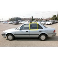 suitable for TOYOTA CORONA IMPORT ST170 - 1988 to 1992 - 4DR SEDAN - LEFT SIDE REAR DOOR GLASS - NEW