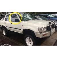 suitable for TOYOTA 4RUNNER KZN165/KNZ185 - 1995 to 01/2002- 4 DOOR WAGON - DRIVER - RIGHT SIDE FRONT DOOR GLASS - WITHOUT VENT - LOW STOCK - NEW