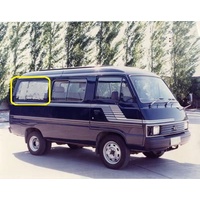 FORD ECONOVAN E2200 - 1979 MODEL - VAN - DRIVERS - RIGHT SIDE REAR FIXED GLASS (1110 X 452) - (Second-hand)